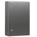 Wandbehuizing serie 33 roestvast staal, 1 deur