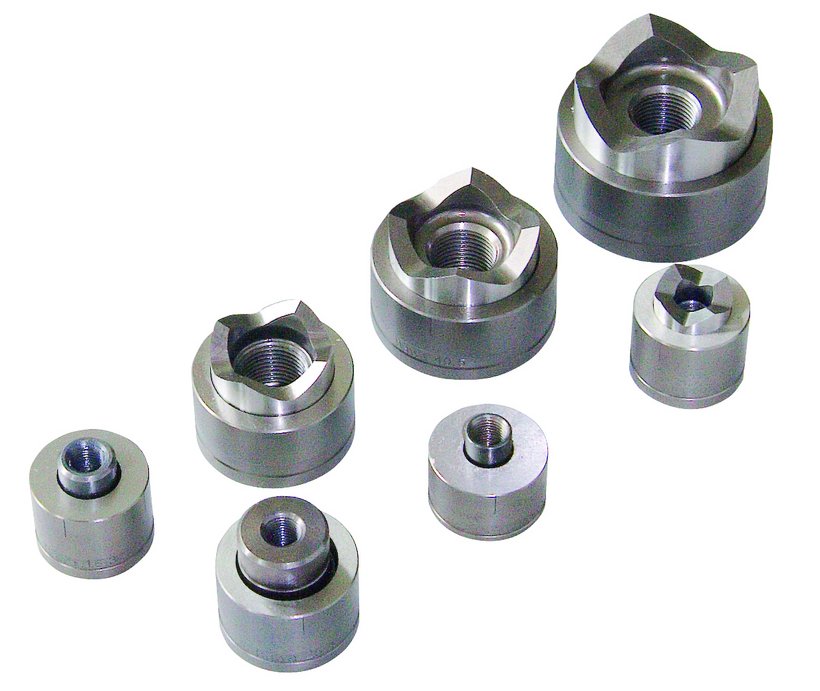 Ponsset met ponsen van PG7 tot PG21 + ø 30,5 mm