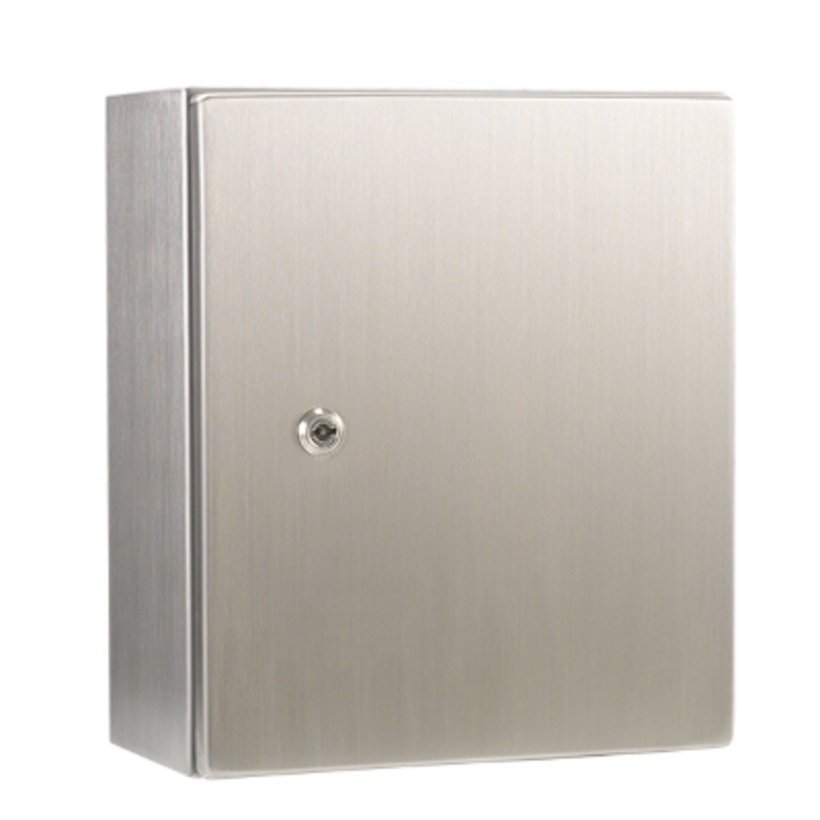 Wandbehuizing serie 33 roestvast staal, 1 deur Wandbehuizing serie 33 roestvast staal, 1 deur