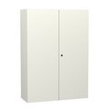 Wandbehuizing serie 33 plaatstaal, 2 deurs