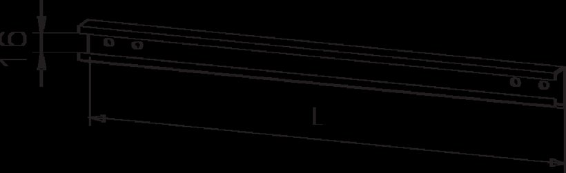 Kabeltrekontlastingsrail universeel Kabeltrekontlastingsrail universeel