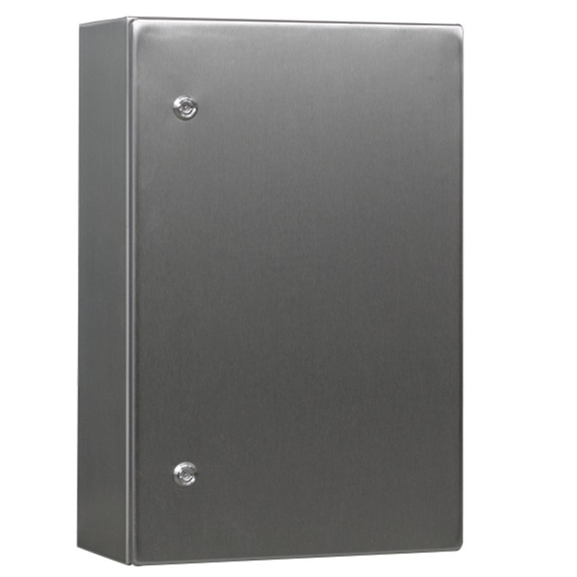 Wandbehuizing serie 33 roestvast staal, 1 deur Wandbehuizing serie 33 roestvast staal, 1 deur