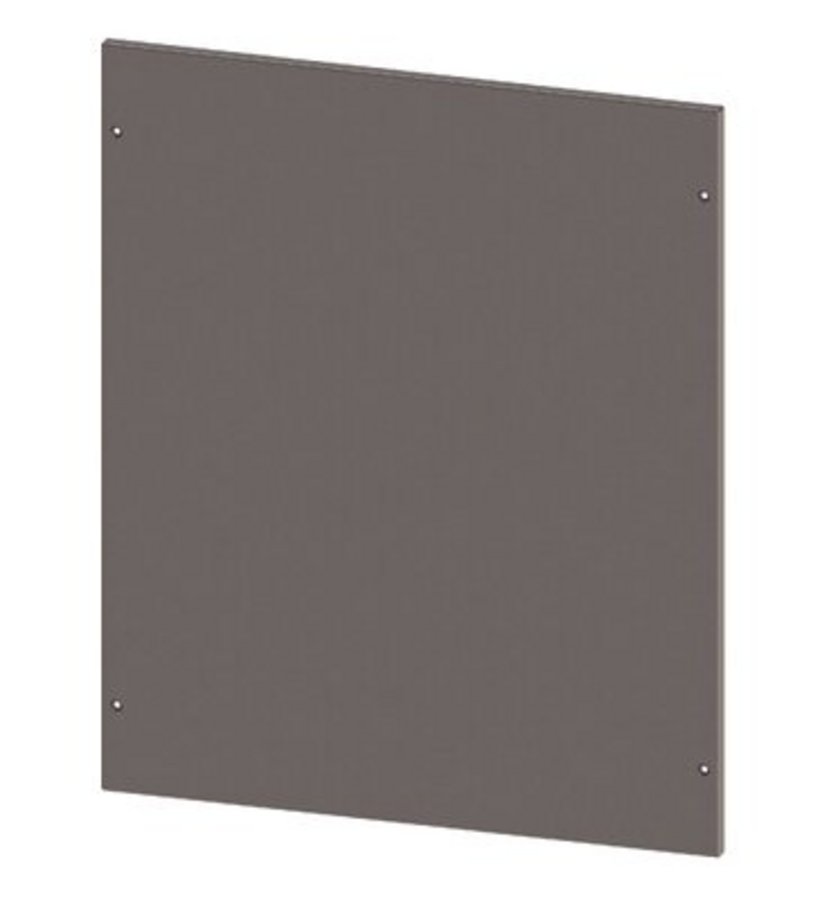 Achterwand geschroefd roestvast staal