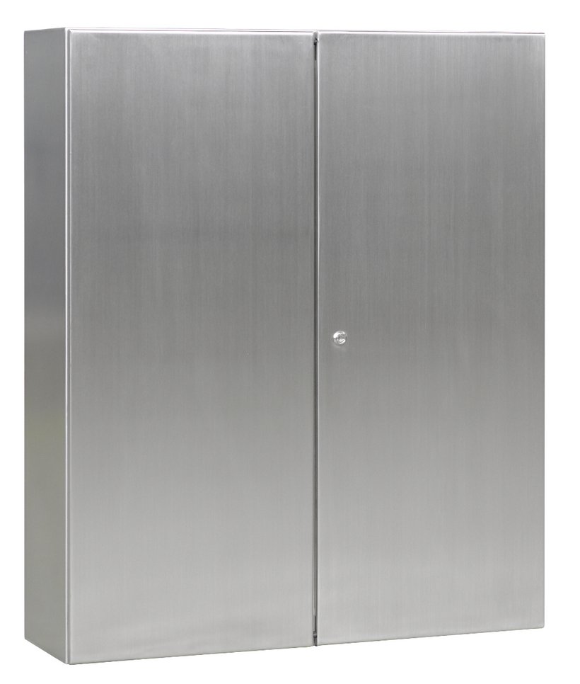 Wandbehuizing serie 33 roestvast staal, 2 deurs Wandbehuizing serie 33 roestvast staal, 2 deurs