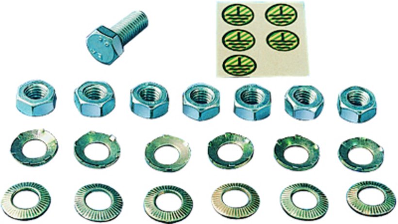 Bevestigingsset voor aardlitzen aanbouwkast Bevestigingsset voor aardlitzen aanbouwkast