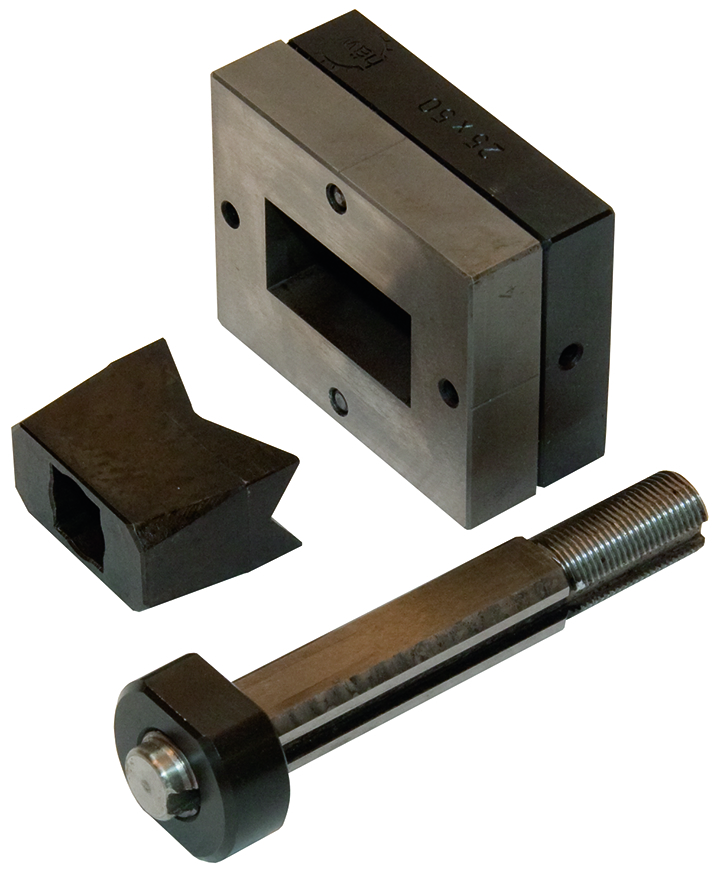 Rechhoekpons 25 x 50