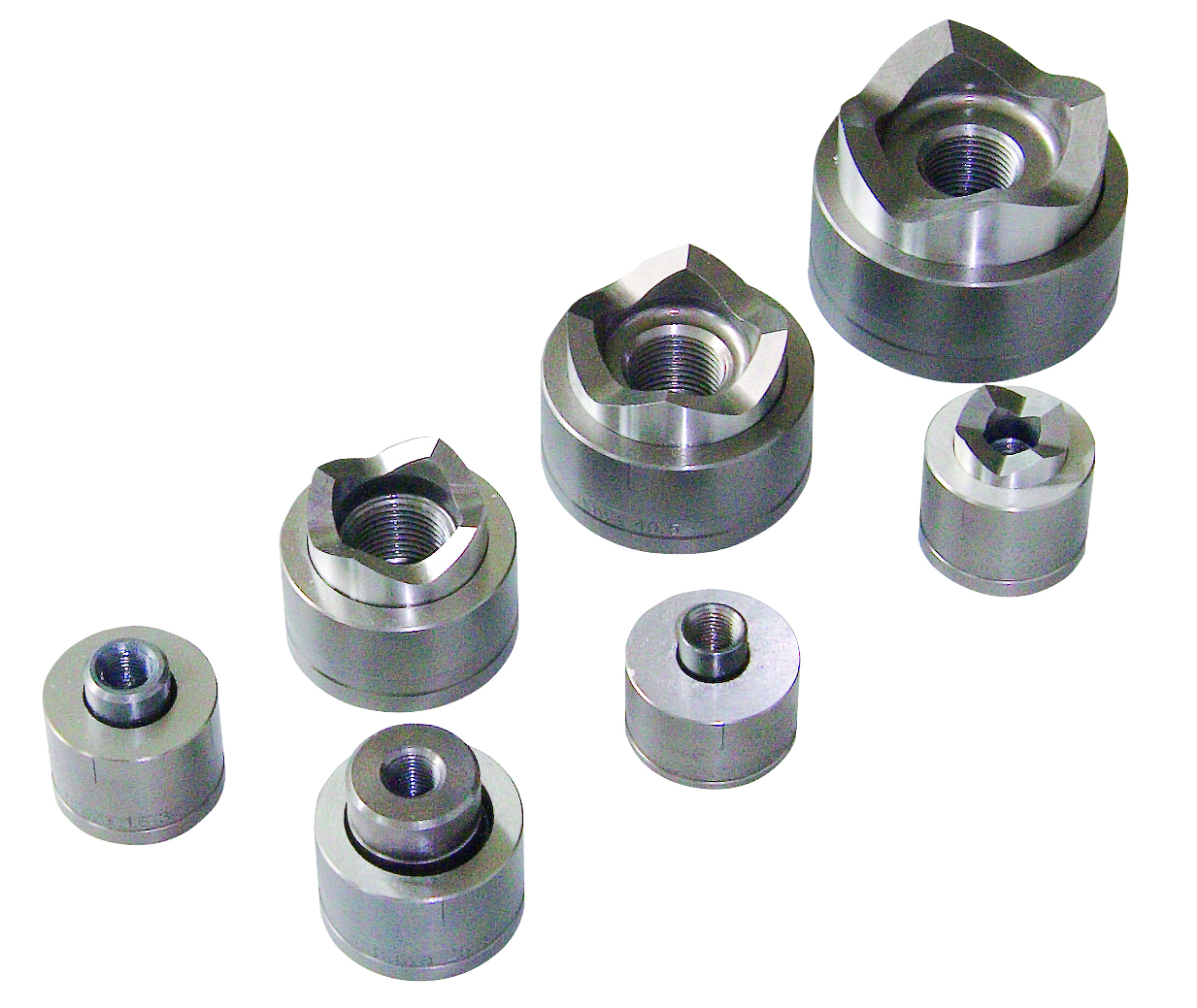 Ponsset met ponsen van PG7 tot PG21 + ø 30,5 mm